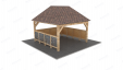 Навес 16 м2