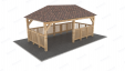 Навес 18 м2