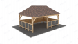 Навес 24 м2