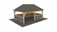 Навес 24 м2